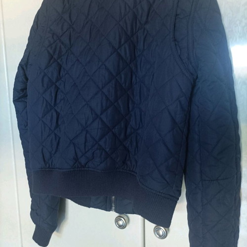 H&M bomber jacket quilted blue size S