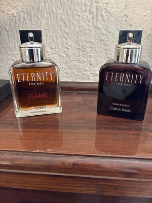 Set Eternity Amber Essence and Flame 100ml like new