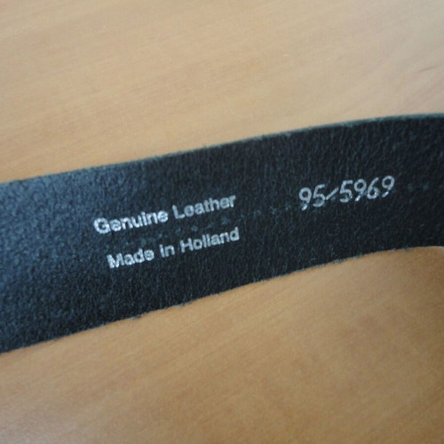 PME Jeans men's belt size 95 like new, genuine leather, black