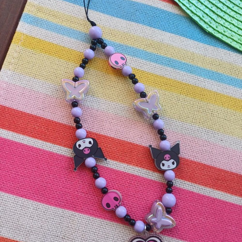 Sanrio Kuromi Phone Strap like new 2024