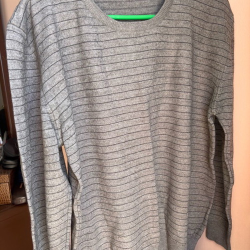 Men's wool sweater used, winter, gray, size S/M/L