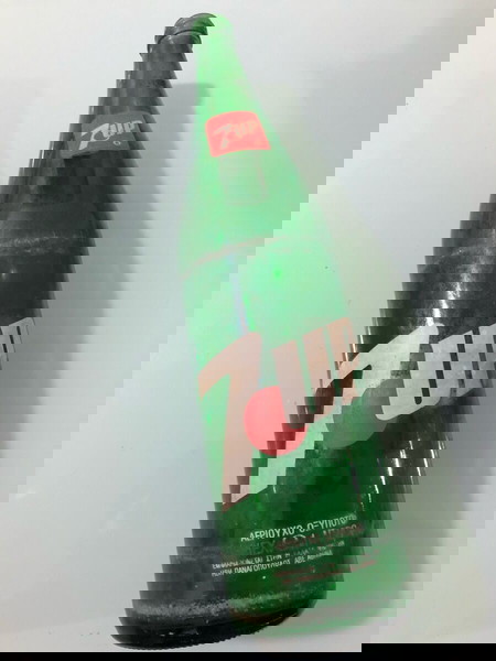 Vintage Γυάλινο Μπουκάλι 7UP Seven Up