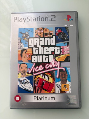 Grand Theft Auto Vice City PlayStation 2 used Platinum edition