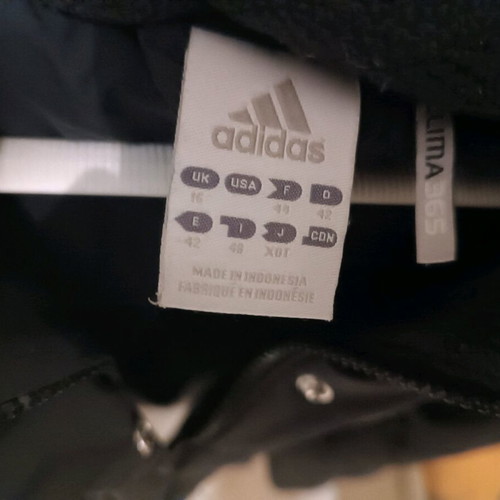 Adidas women's down jacket medium used, black