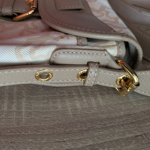 Tous crossbody bag used, white and beige, size 22x19 cm