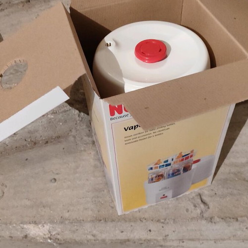 NUK Vaporisator 6 sterilizer used for bottles and pacifiers