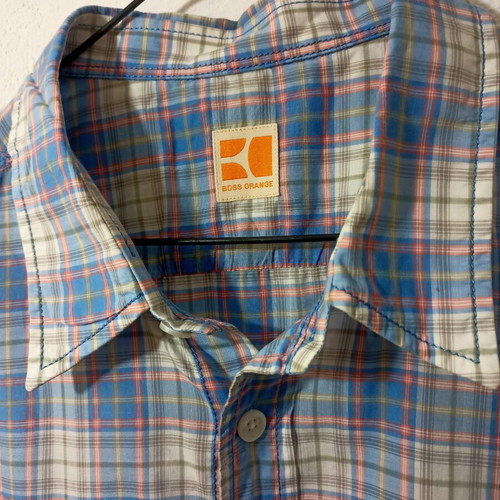 Boss Orange shirt like new, 100% cotton, size XXL, colorful