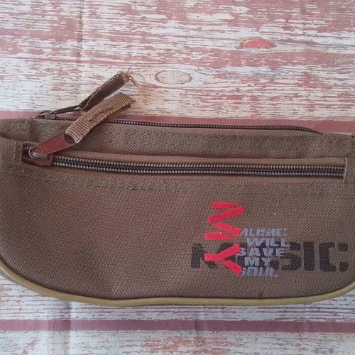 School children's pencil case My used, size 21x10 with zipper