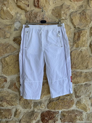 Men's Capri Pants white XL, like new with zipper and drawstring