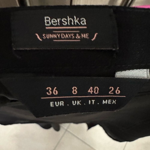 Bershka skirt long back with transparency short front like new, size 36