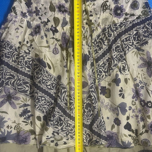 Extyn Italia Y2K Corset Paisley Boho Mini Skirt Size S like new