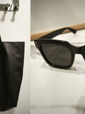 H&M leatherette bag like new with sunglasses gift