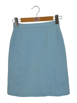 Chanel 1997 Cruise Baby Blue φούστα μολύβι σαν καινούργια, FR 38