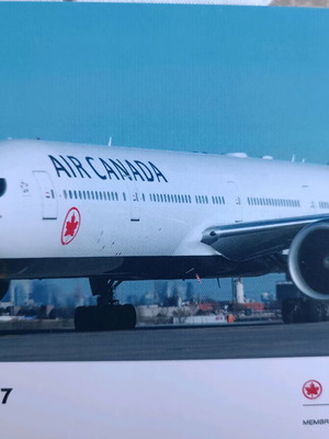 Collectible Air Canada Boeing 777 2019 postcard new