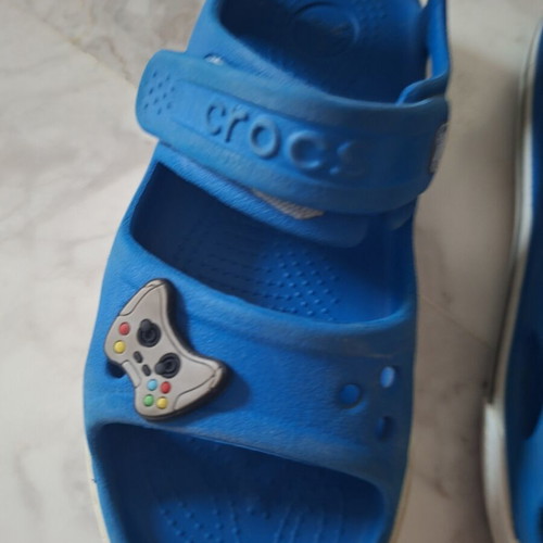 Crocs J13 sandals like new, size 30-31, blue