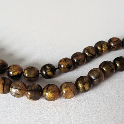 Tiger's Eye Worry Beads 39 cm like new