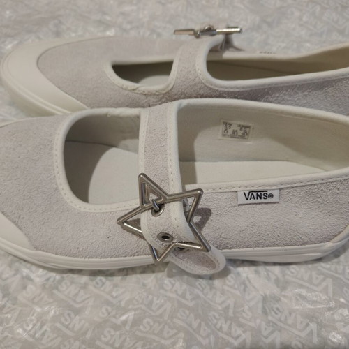 Vans white ballerina shoes size 38.5 new