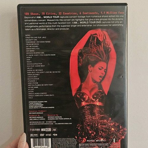 Beyoncé I Am World Tour DVD like new, pop