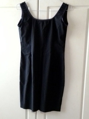 Black small dress new, elastane, size M