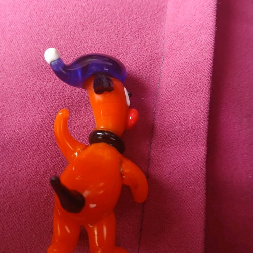 Handmade collectible decoration made of blown glass used