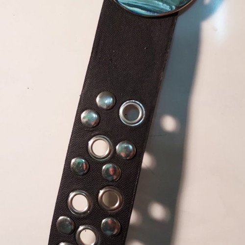 Three belts new with silver studs and stars
