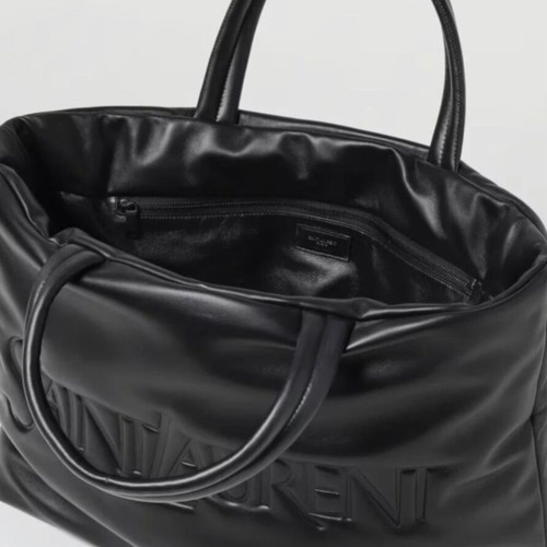 YSL Lambskin Tote New Black Shoulder Bag