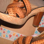 leather sandals tan size 36