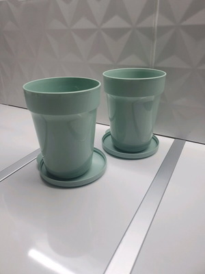 Tupperware Aloha 470ml glass set new