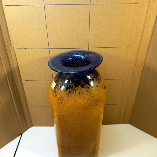 Anthologist handmade blown glass vase new