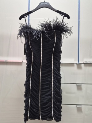 Patrizia Pepe black dress new with tag, size S