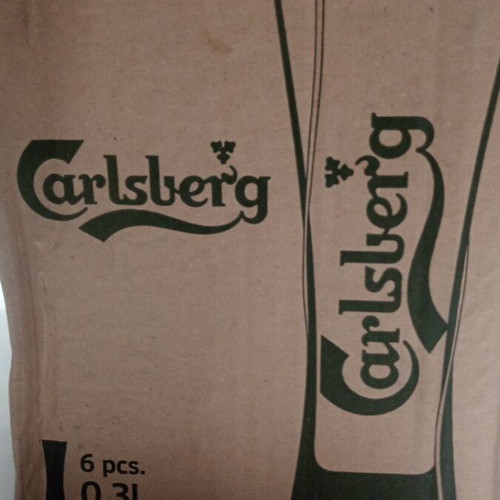 Σετ 6 ποτήρια μπύρας Garlsberg 0.3L νέα