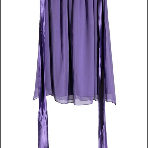 Cocktail strapless dress used, size S-M, purple