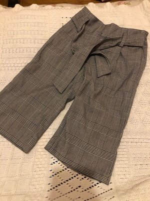 H&M pants for girl 3 years like new, black and gray