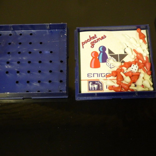 Mini Egyptian Halma board game Doureios used