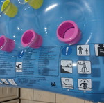 Inflatable beach mattress like new