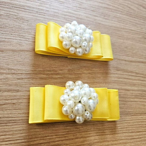 Decorations for Sandals and Bags new with pearls, set of 2 pieces