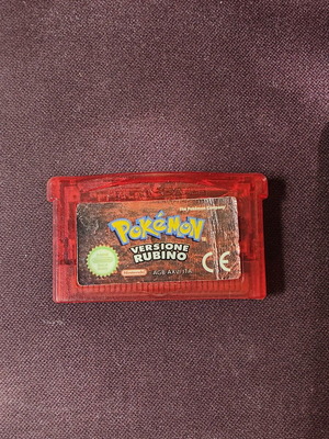 Pokémon Ruby κασέτα Game Boy Advance, ιταλική έκδοση