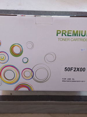 Toner Συμβατό για Laser Εκτυπωτή Lexmark 50F2X00 Μαύρο Καινούργιο
