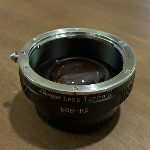 Zhongyi Lens Turbo II Speedbooster EOS to FX like new