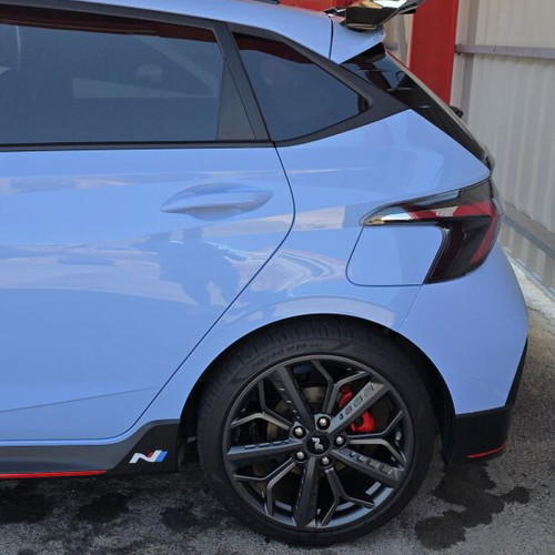 i20N side skirt N logo badges 3D printed
