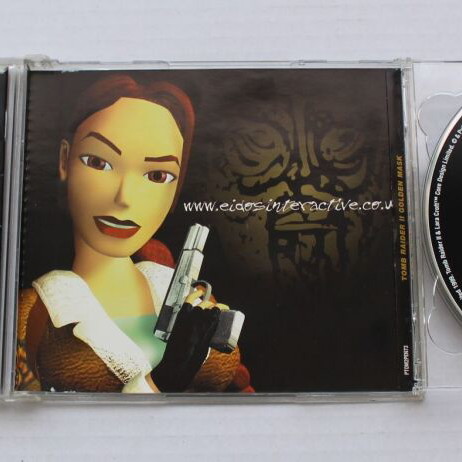 Tomb Raider II Golden Mask PC game used, 2-disk pack