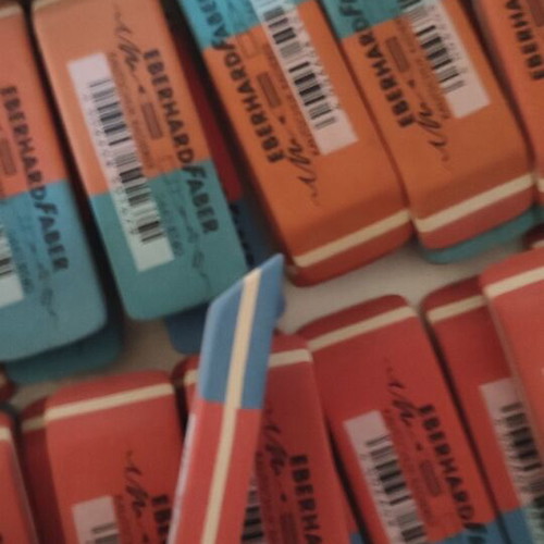 Faber large two-tone eraser new (BT40) 1+1 gift
