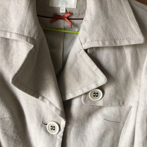Linen coat Marks and Spencer new, beige, size XL