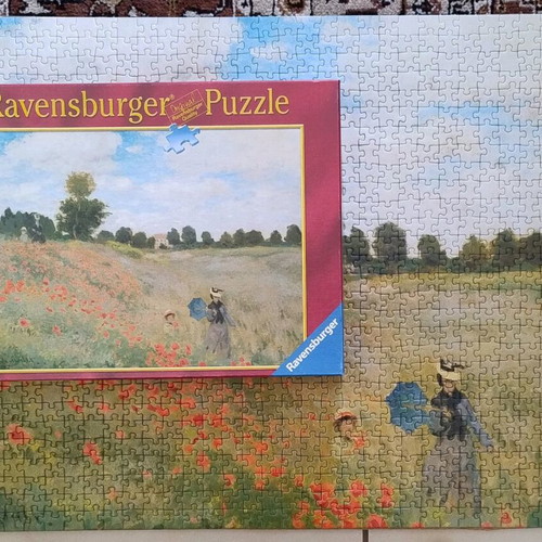 Puzzle Poppy Field Claude Monet 1873 Ravensburger used