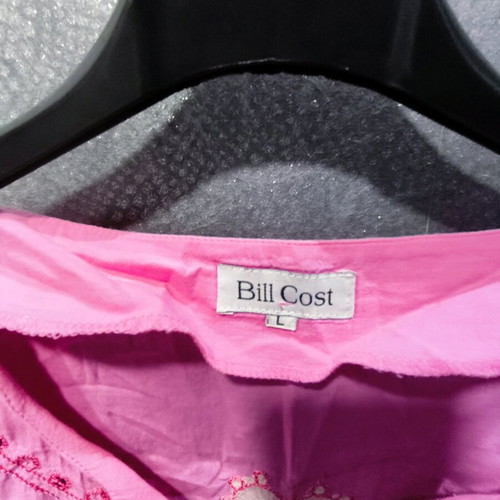 Bill Cost blouse pink embroidered like new, size L-XL