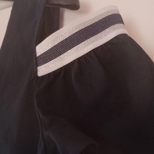 Cotton dress made in Italy, medium size, dark blue, like new