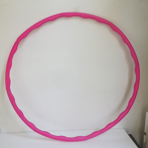 Hula Hoop toy fuchsia used, disassemblable in 8 parts