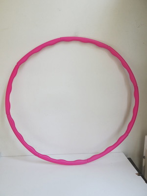 Hula Hoop toy fuchsia used, disassemblable in 8 parts
