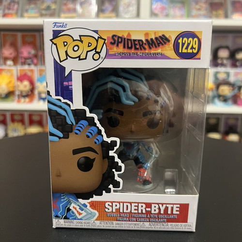 Funko Pop Spider-Byte 1229 from Spider-Man Across the Spider-Verse like new