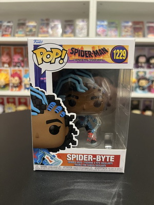 Funko Pop Spider-Byte 1229 from Spider-Man Across the Spider-Verse like new